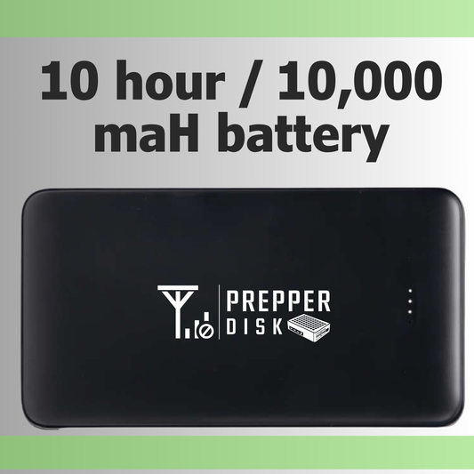 10 Hour Battery (10,000 mAH)
