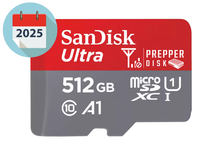 Falll 2025 Content Update SD Card (for existing Prepper Disk customers)