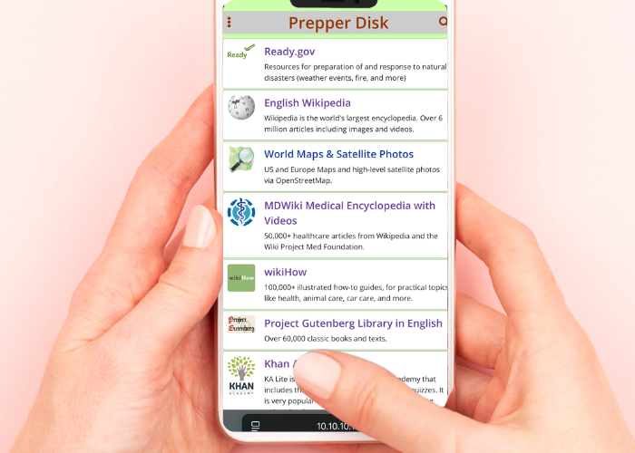 Prepper Disk Premium | Loaded with 512GB of Survival Content