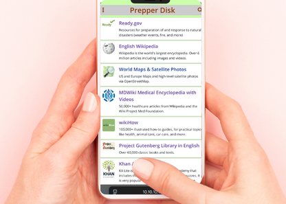 Prepper Disk Premium | Loaded with 512GB of Survival Content